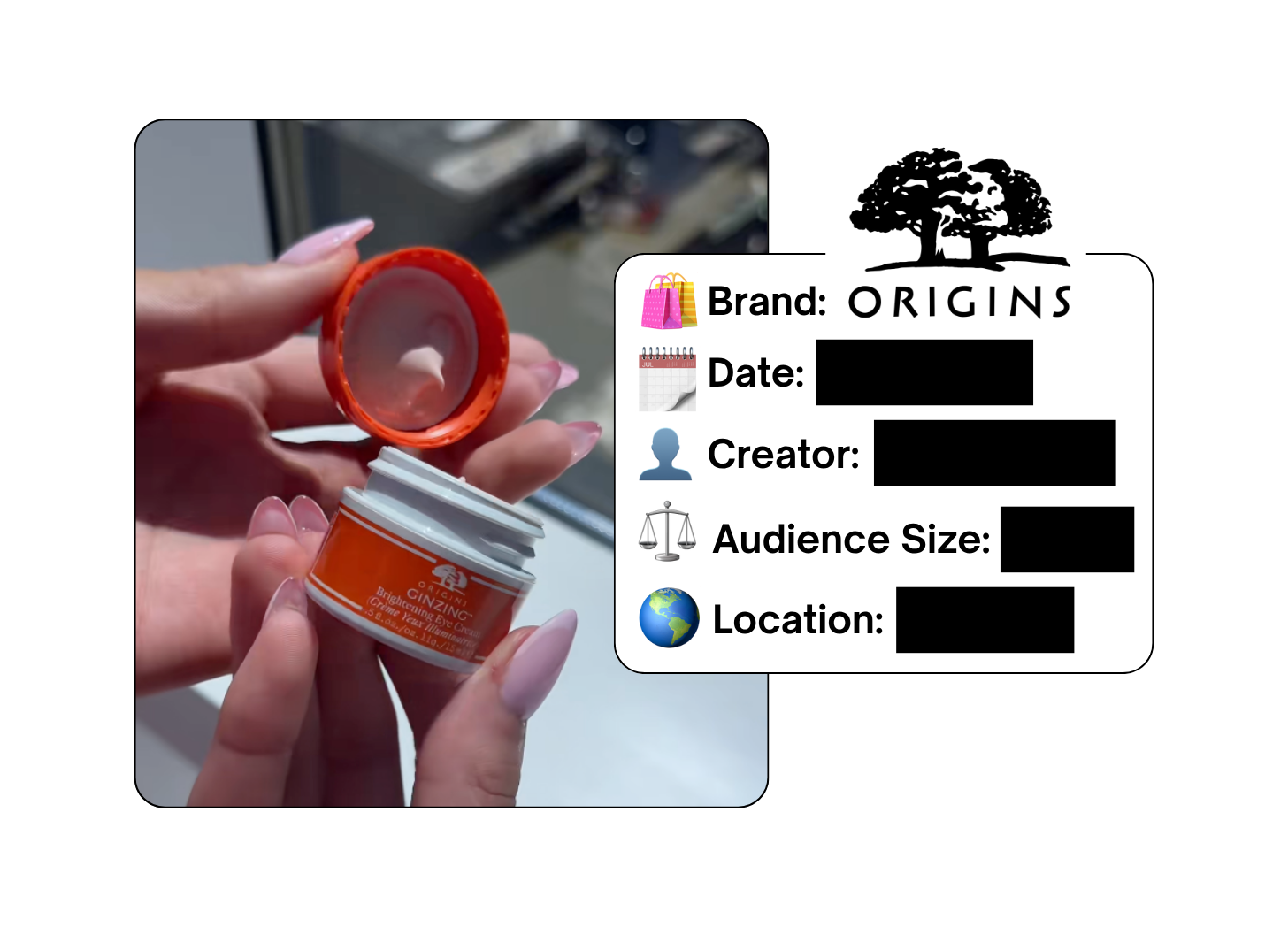 Spotted: Origins in a new paid collab