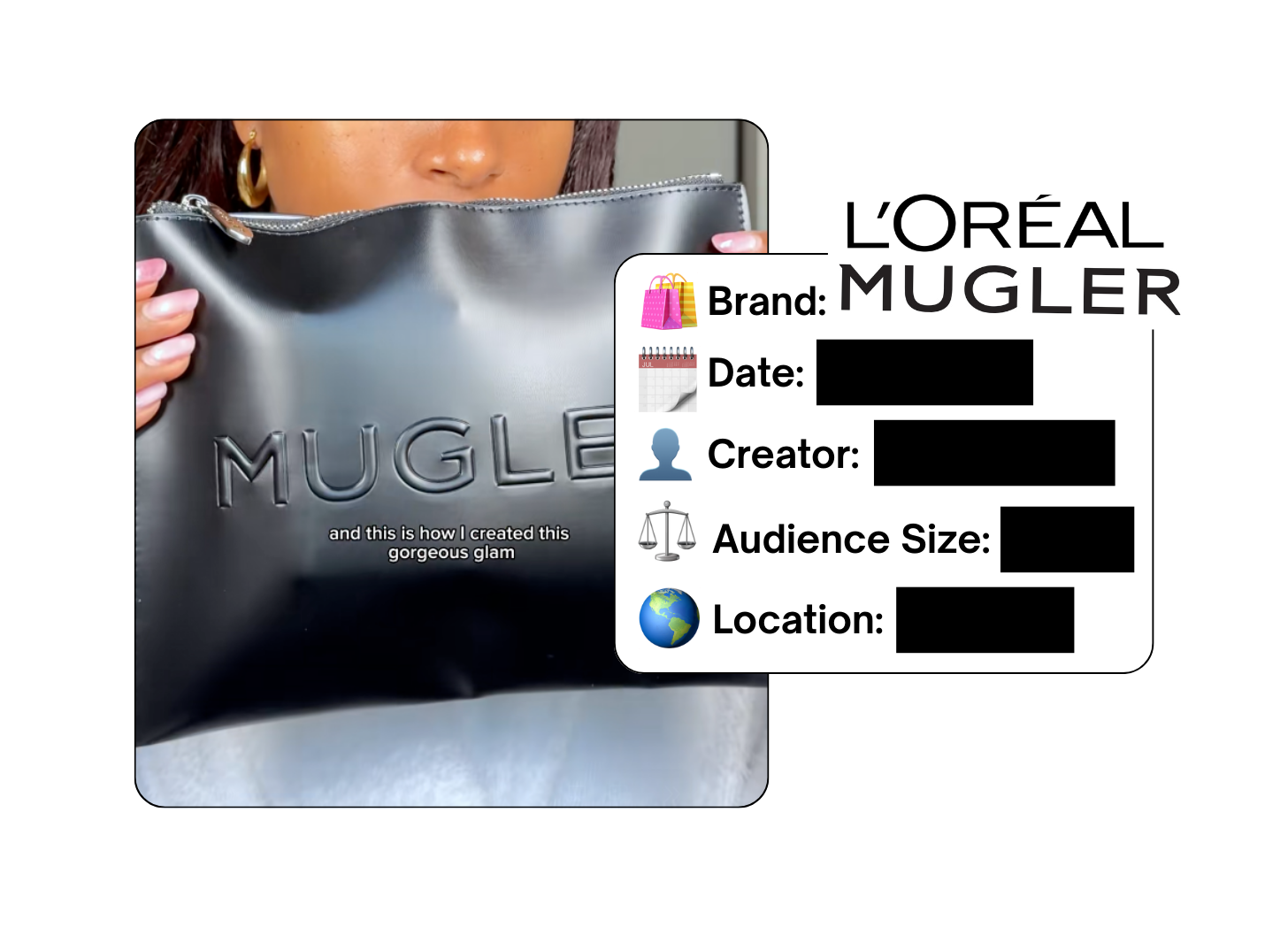 Spotted: L'Oreal x Mugler in a new paid collab