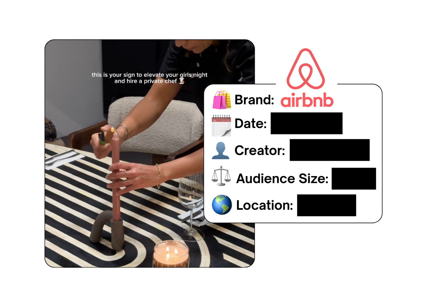 Spotted: Airbnb in a new paid collab