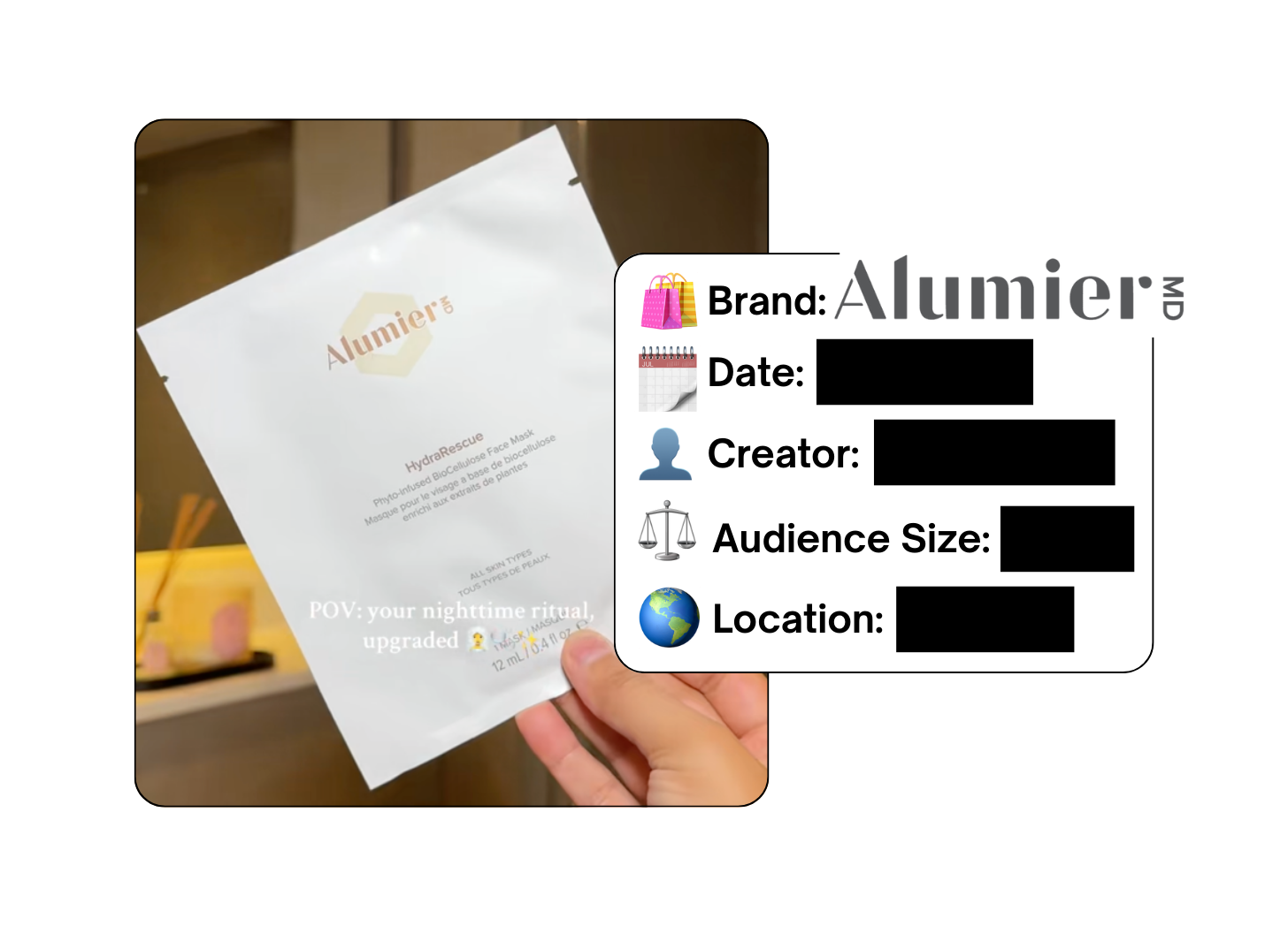 Spotted: AlumierMD in a new paid collab