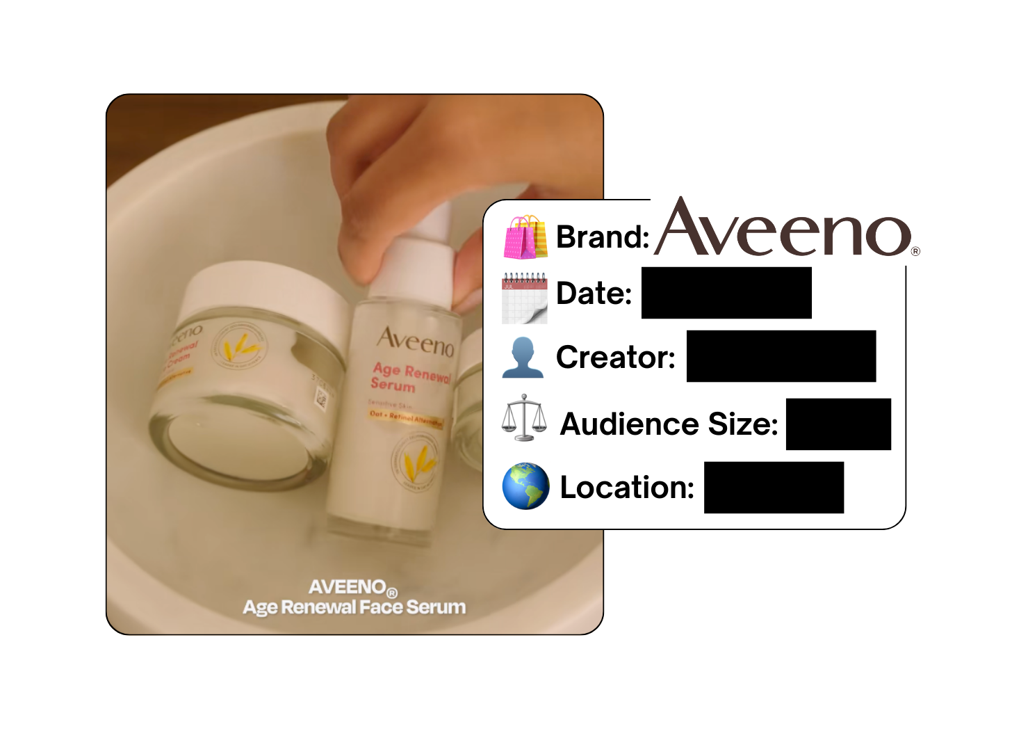 Spotted: Aveeno in a new paid collab
