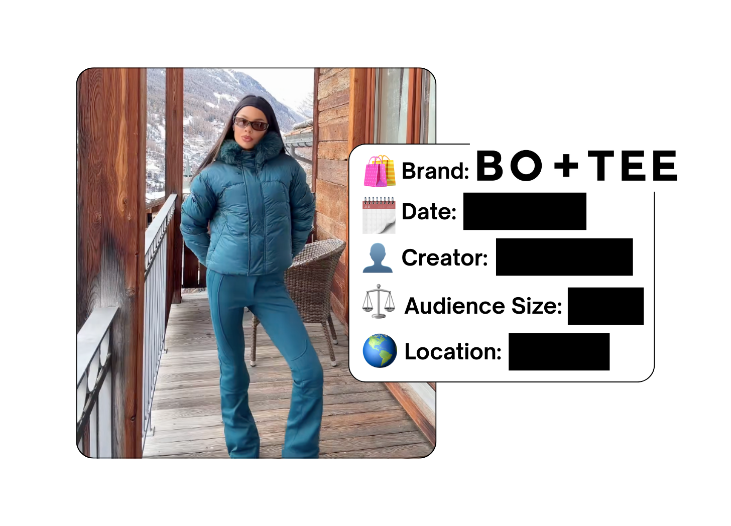 Spotted: Bo+Tee in a new paid collab