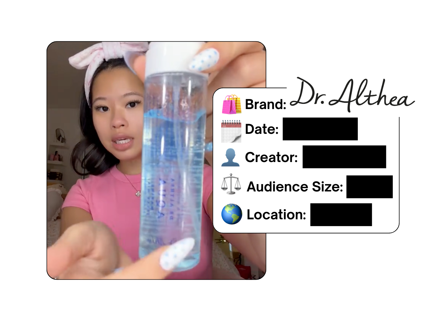 Spotted: Dr. Althea in a new paid collab