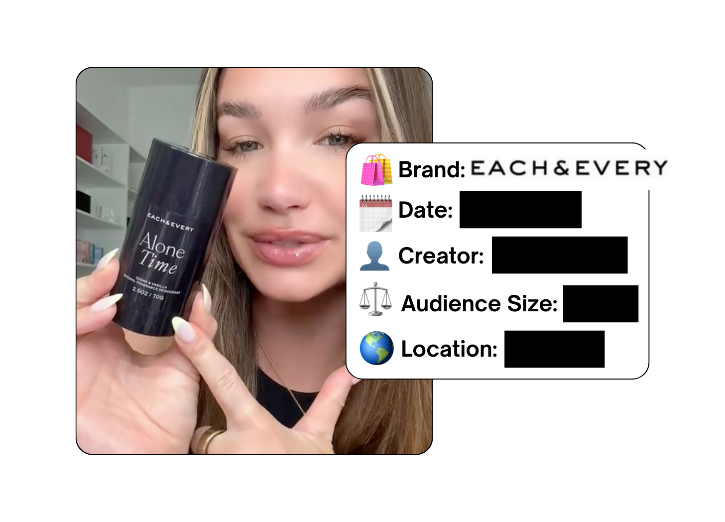 Spotted: Each & Every in a new paid collab