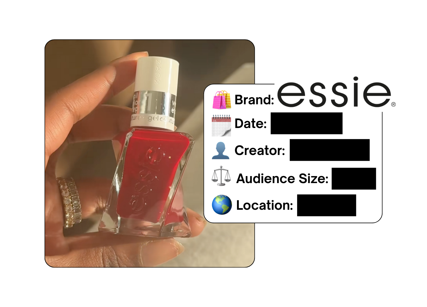 Spotted: Essie in a new paid collab