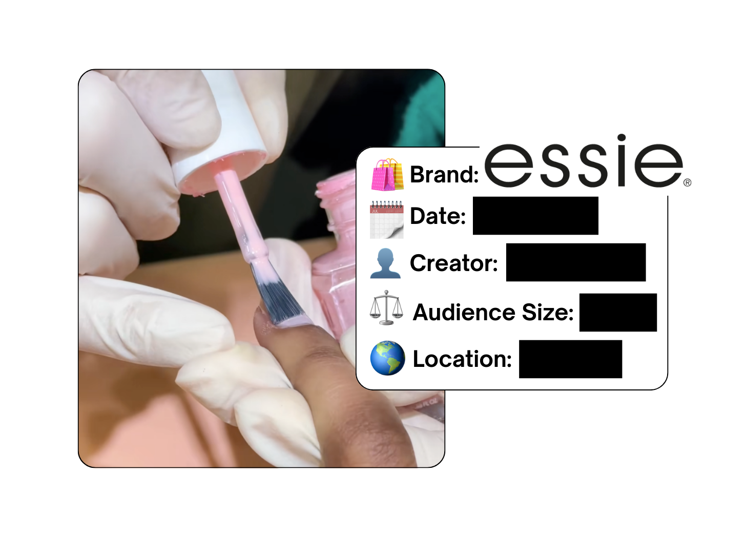 Spotted: Essie in a new paid collab