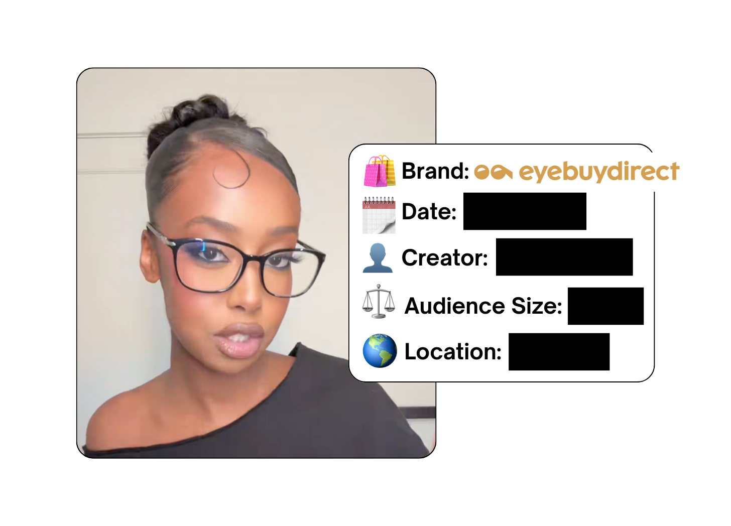 Spotted: Eyebuydirect in a new paid collab
