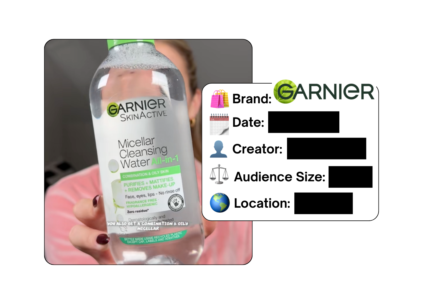 Spotted: Garnier in a new paid collab