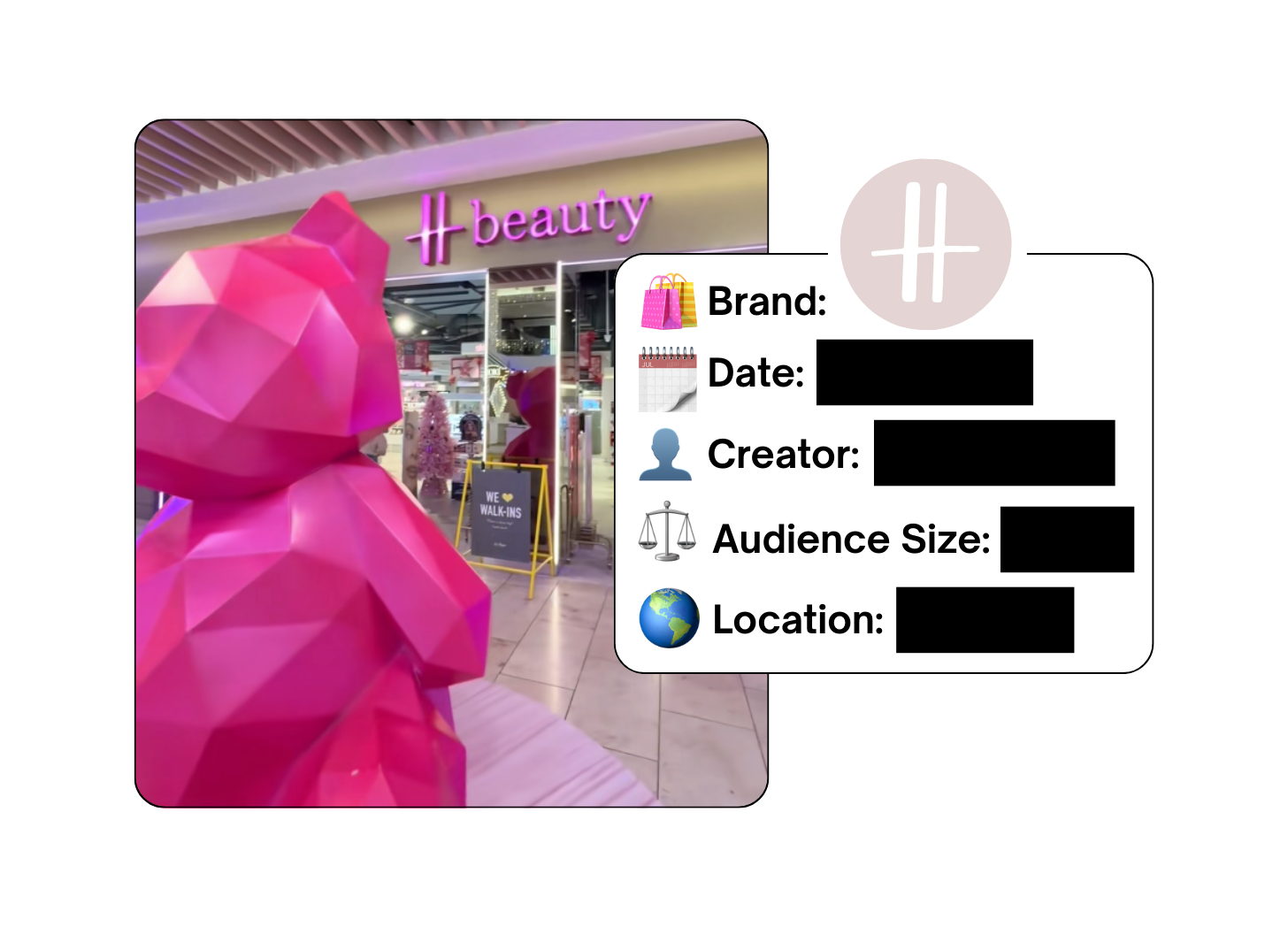 Spotted: Harrods Beauty in a new paid collab