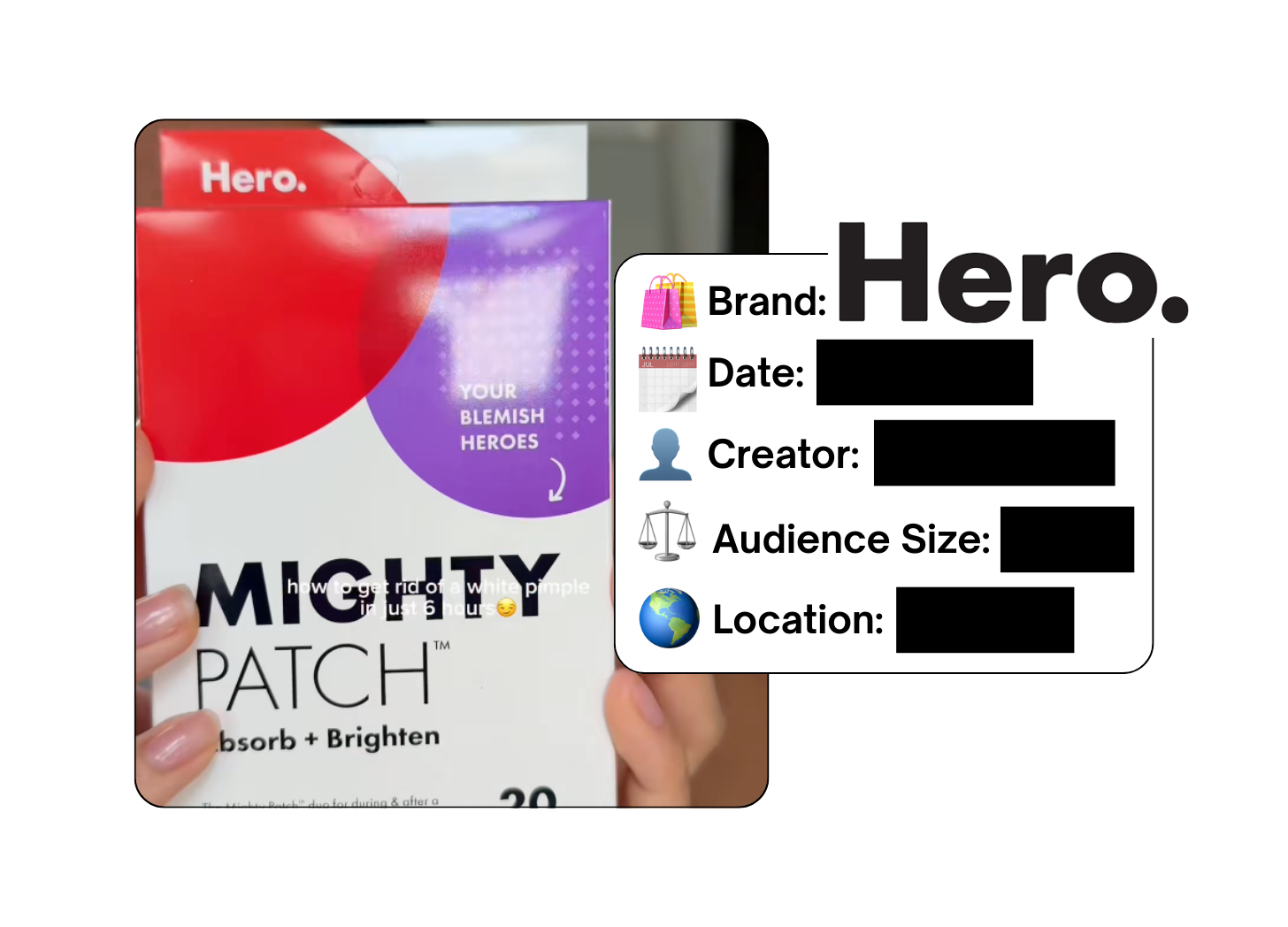 Spotted: Hero Cosmetics in a new paid collab