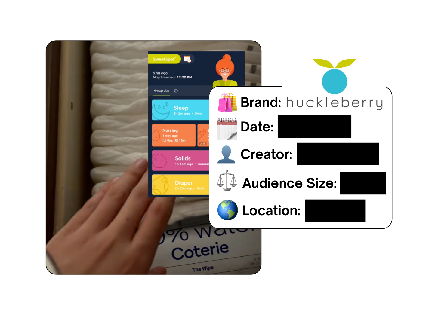 Spotted: Huckleberry in a new paid collab