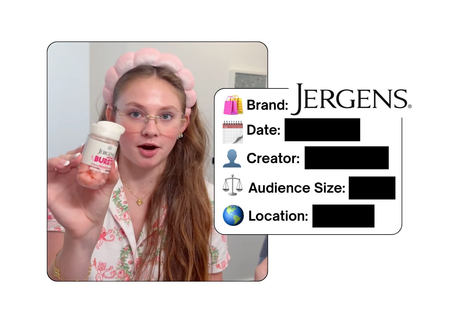 Spotted: Jergens in a new paid collab