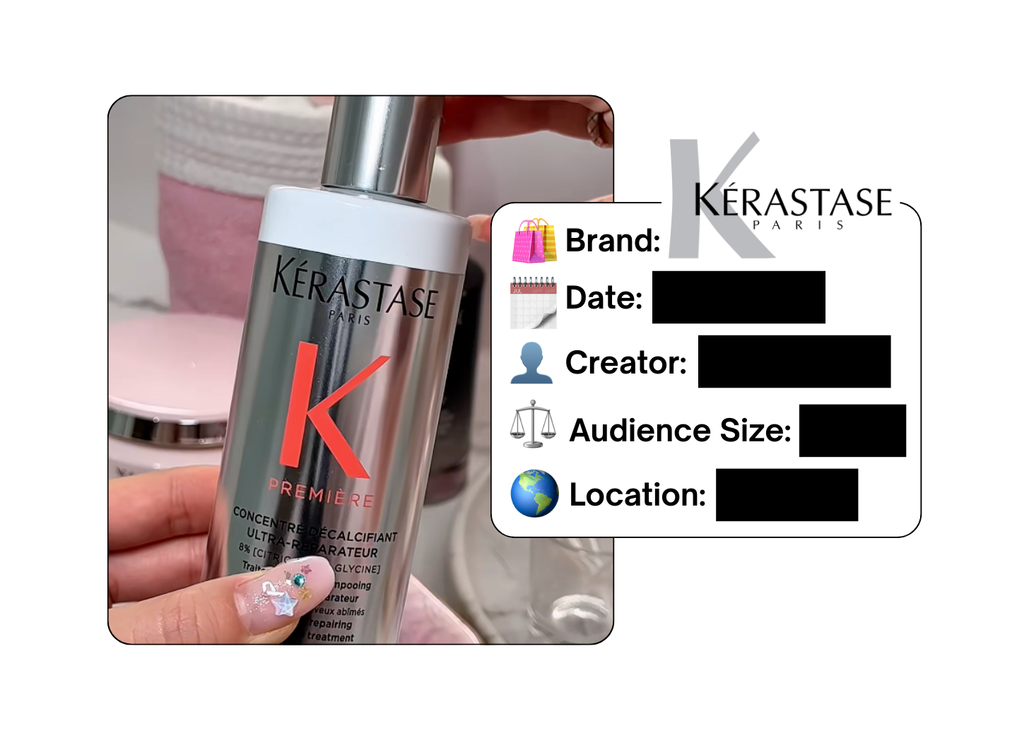 Spotted: Kerastase in a new paid collab