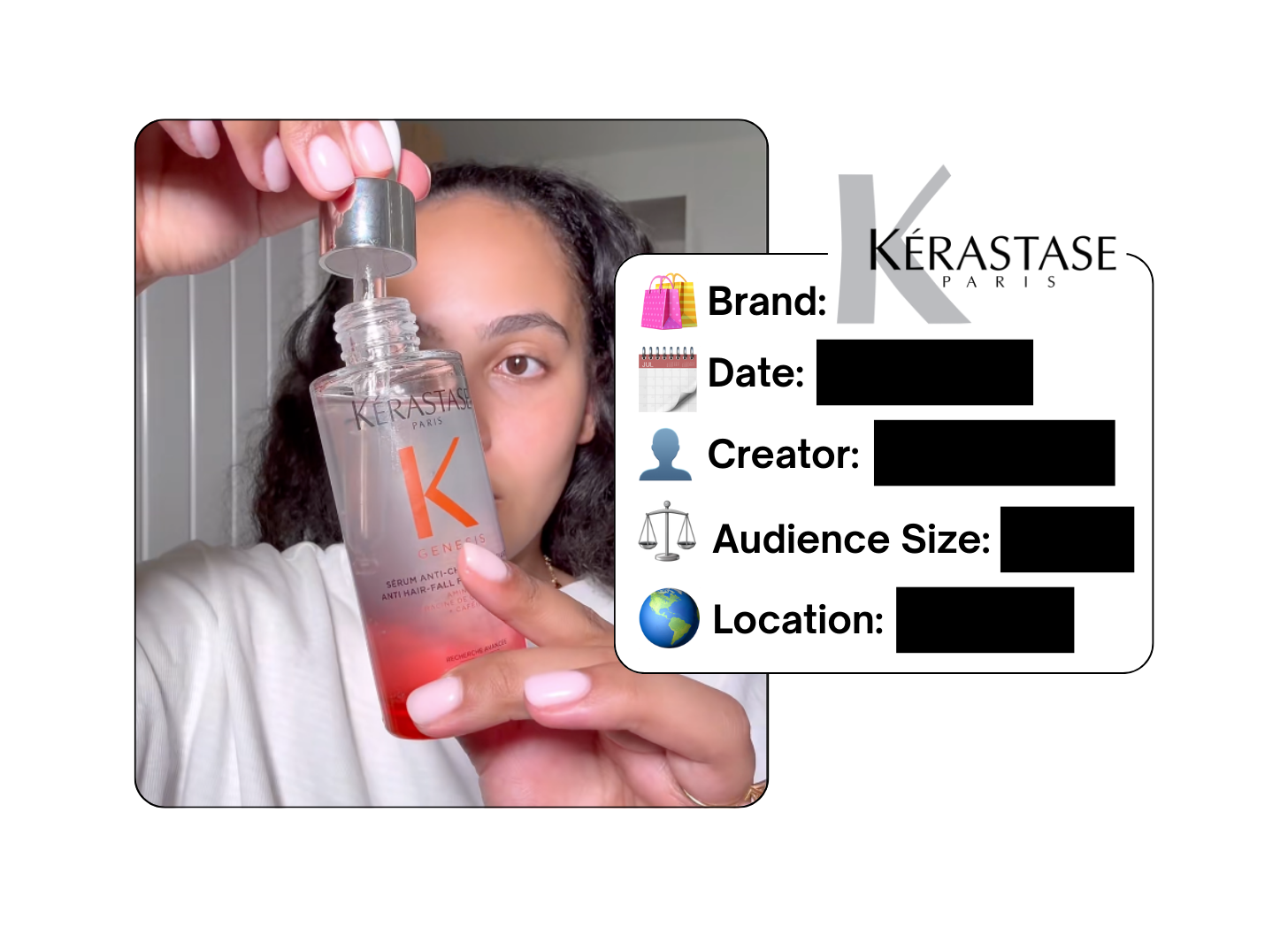 Spotted: Kerastase in a new paid collab