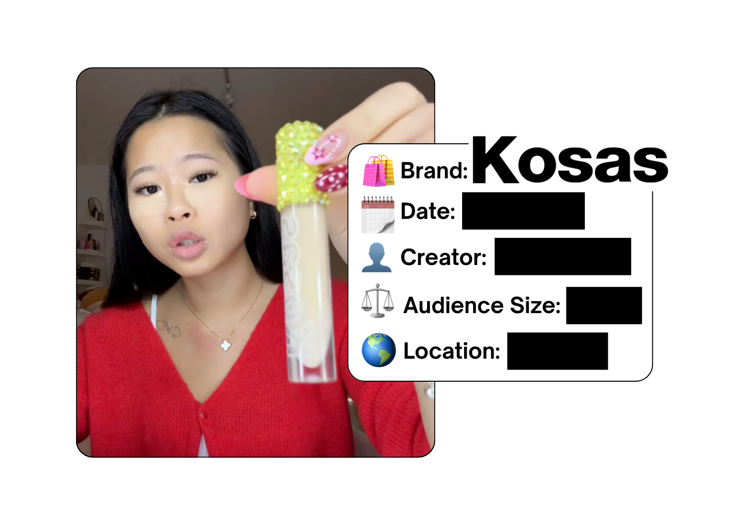 Spotted: Kosas in a new paid collab