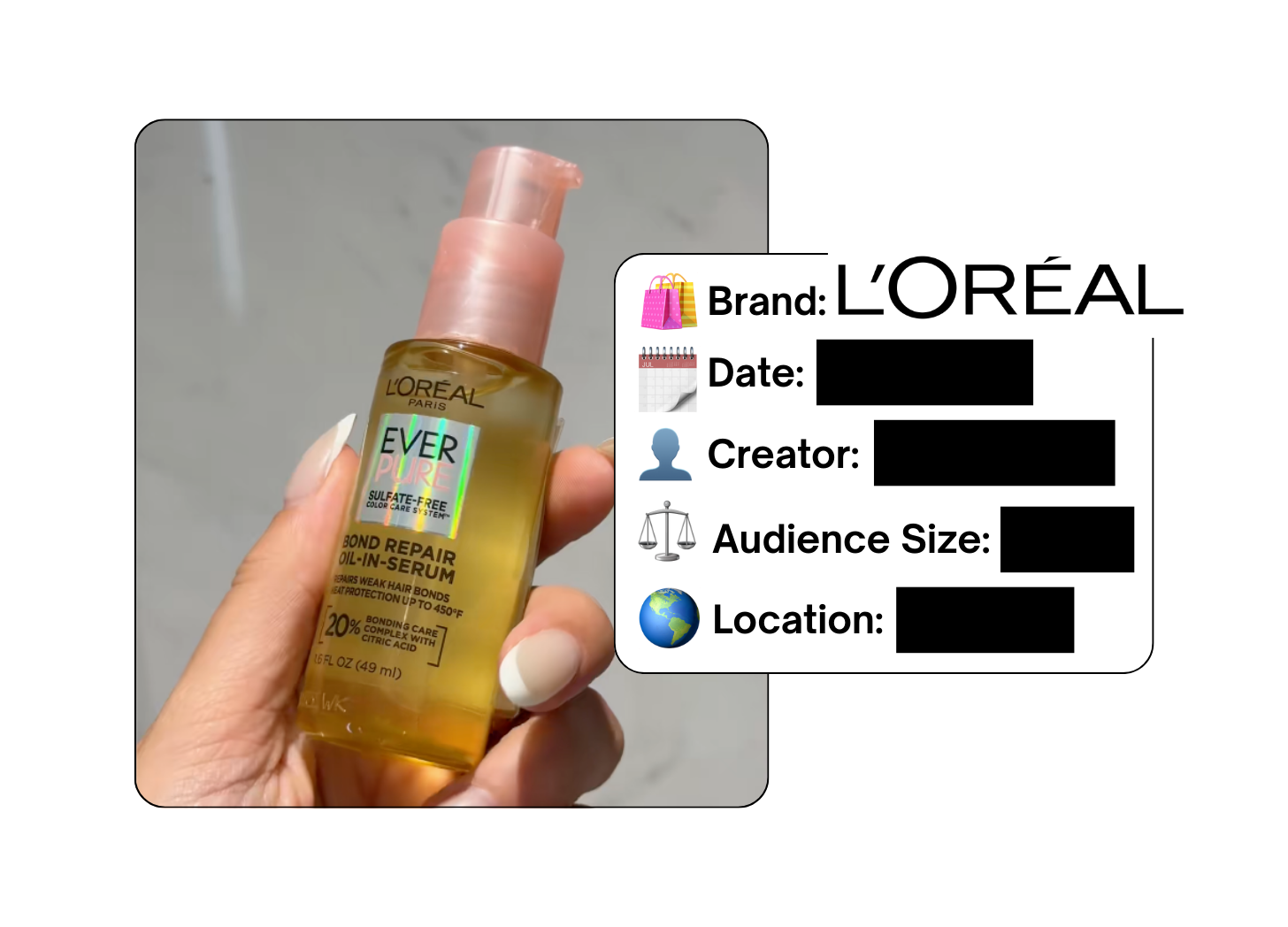 Spotted: L’Oreal in a new paid collab