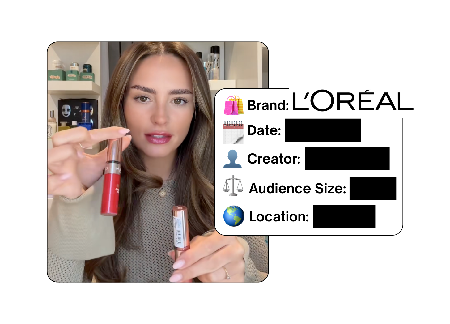 Spotted: L’Oreal in a new paid collab