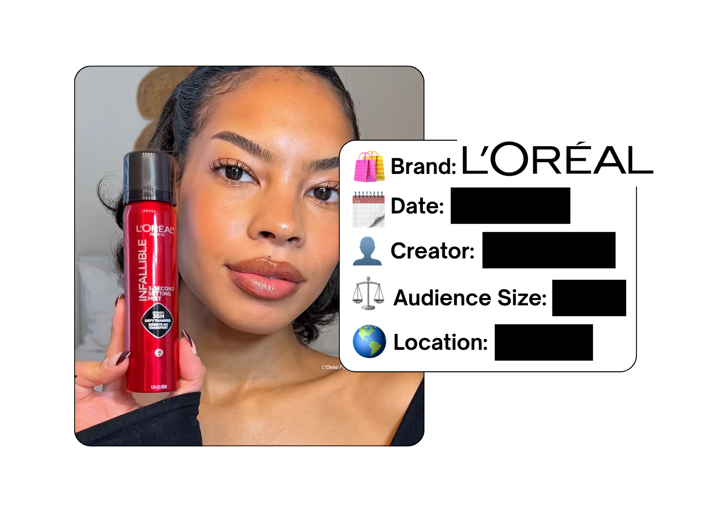 Spotted: L’Oreal in a new paid collab