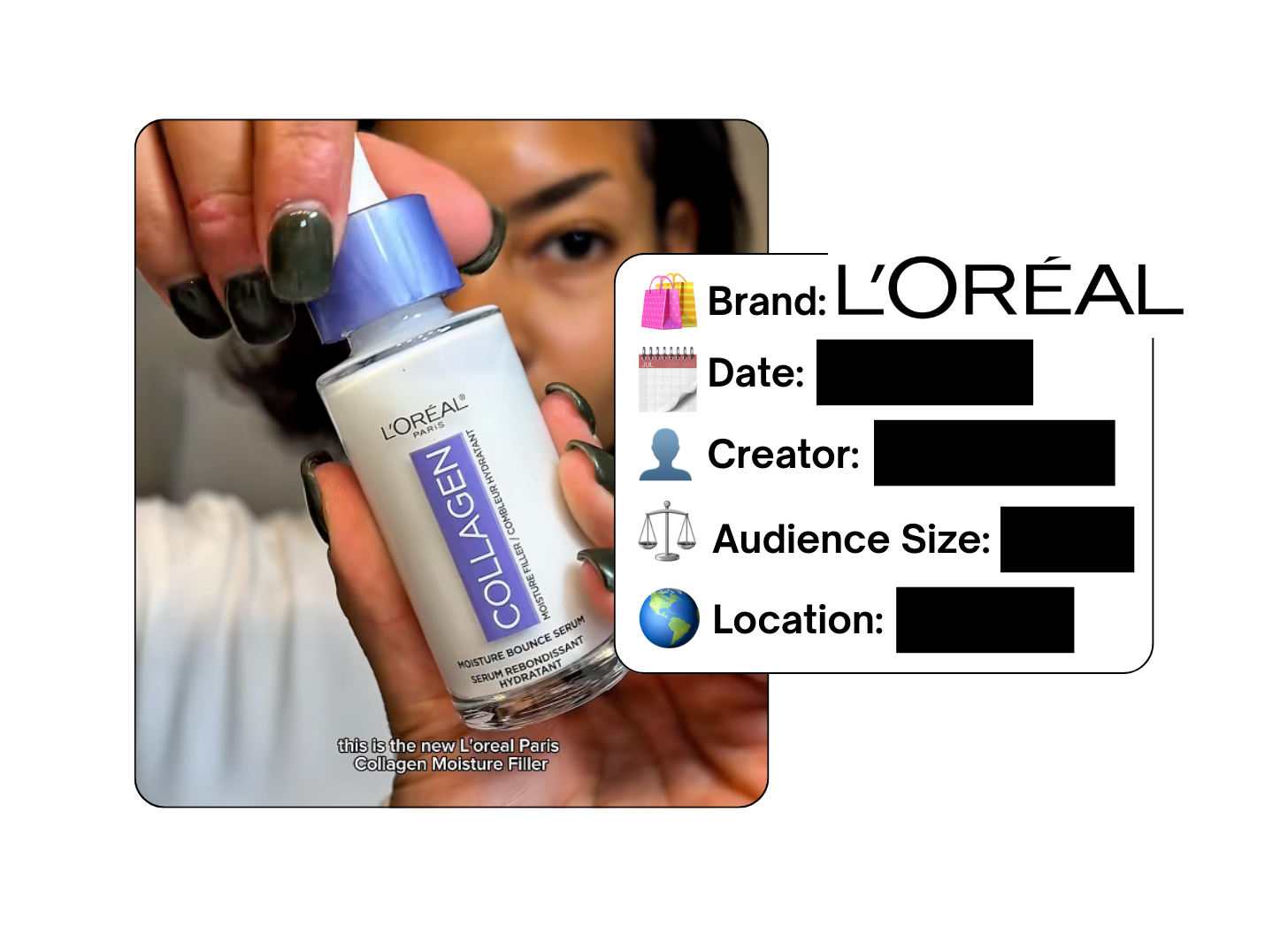 Spotted: L’Oreal in a new paid collab