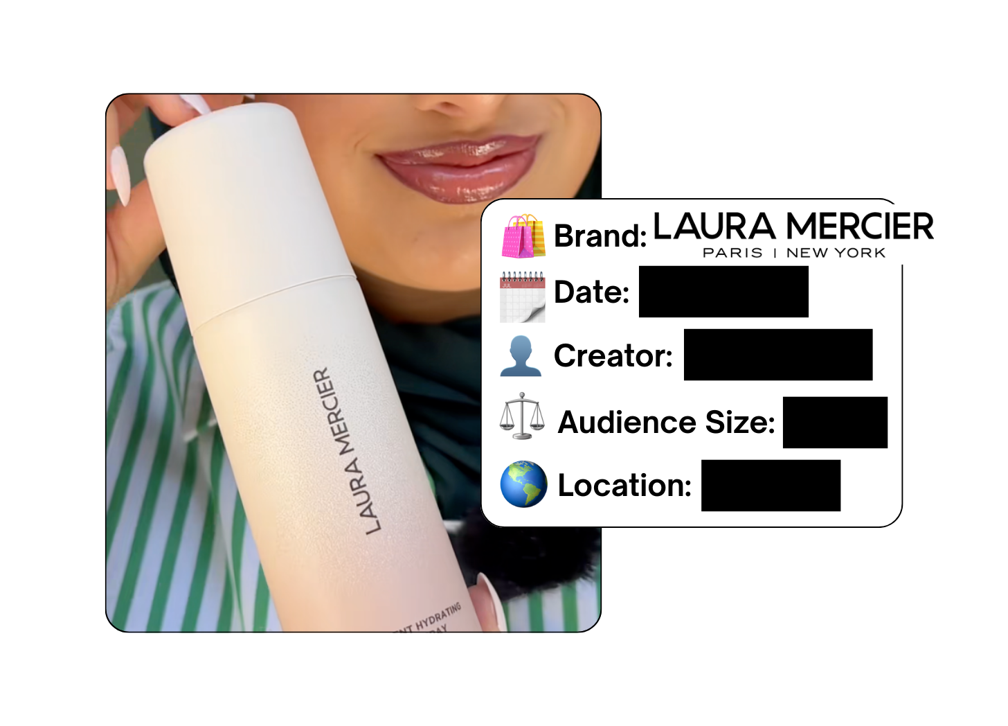 Spotted: Laura Mercier in a new paid collab