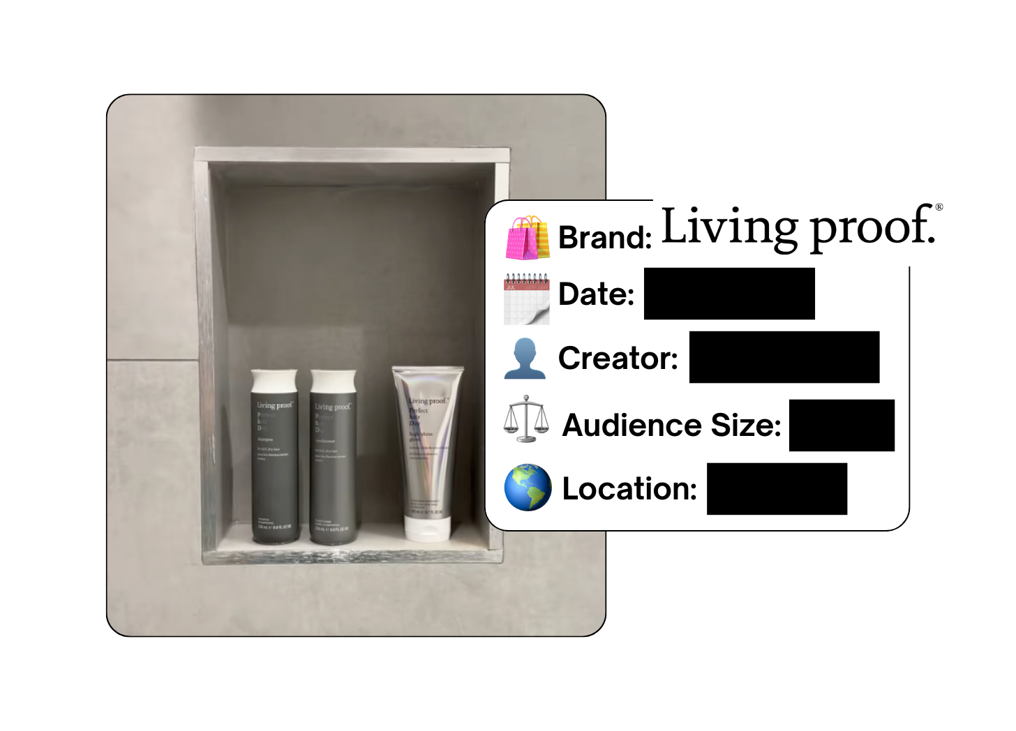 Spotted: Living Proof in a new paid collab