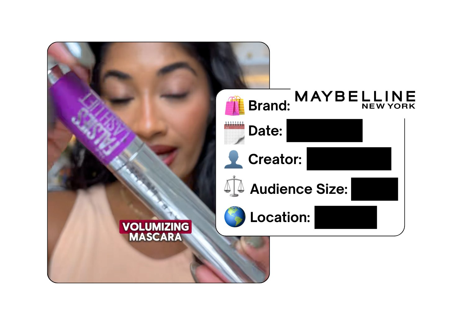 Spotted: Maybelline in a new paid collab