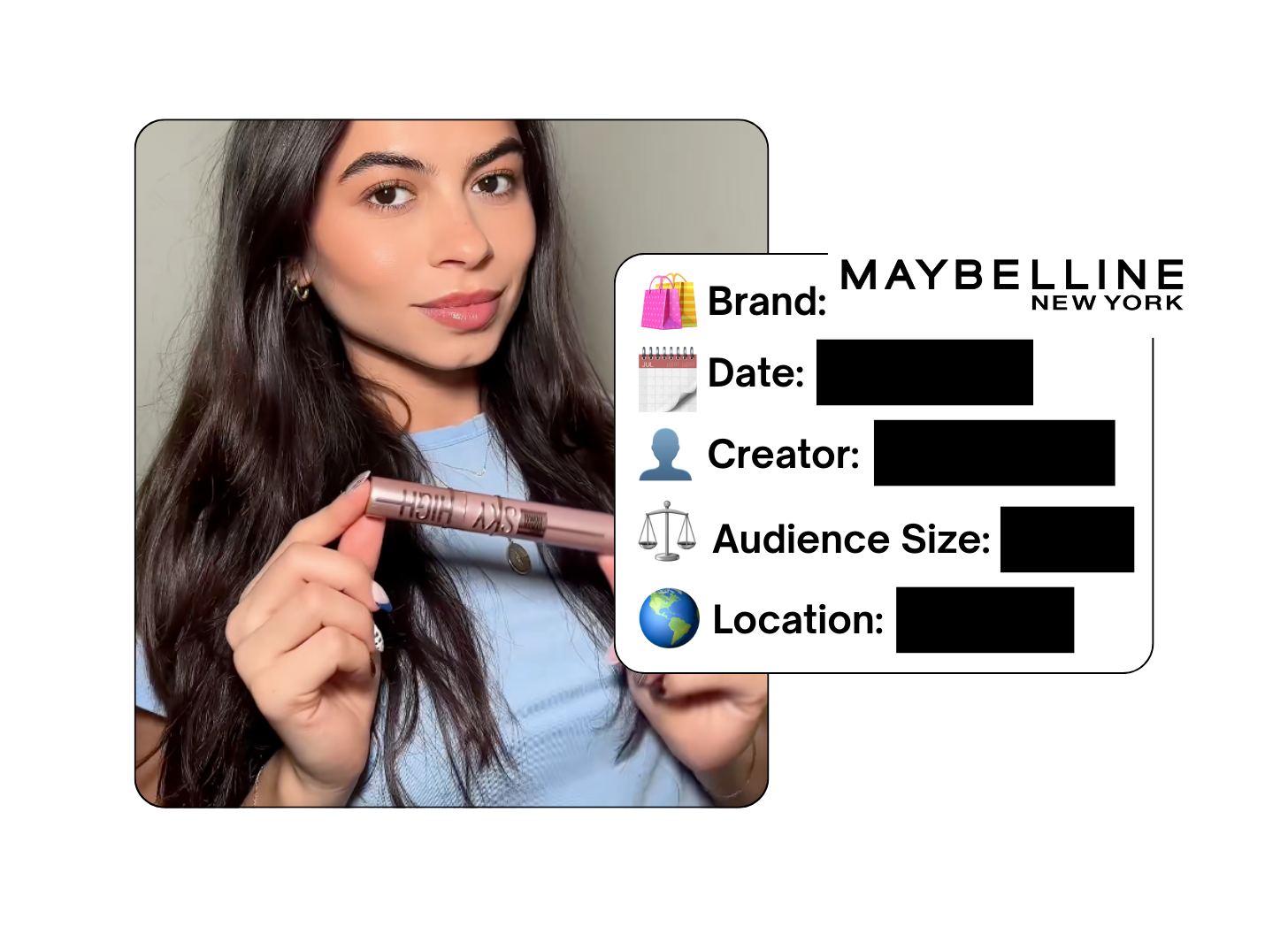 Spotted: Maybelline in a new paid collab
