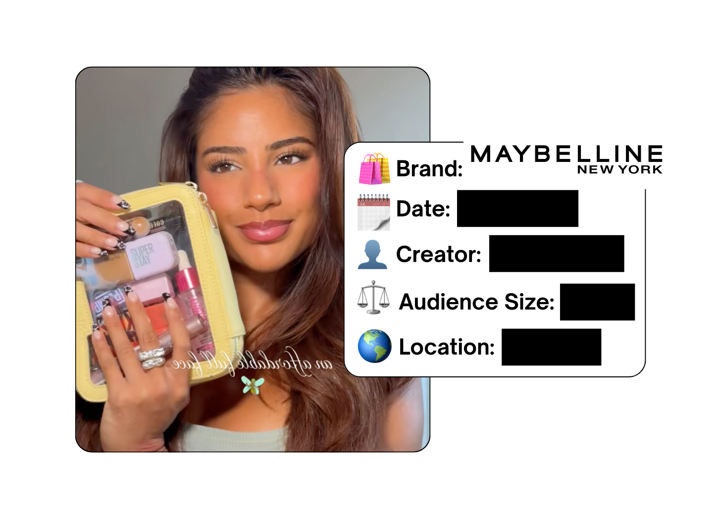 Spotted: Maybelline in a new paid collab