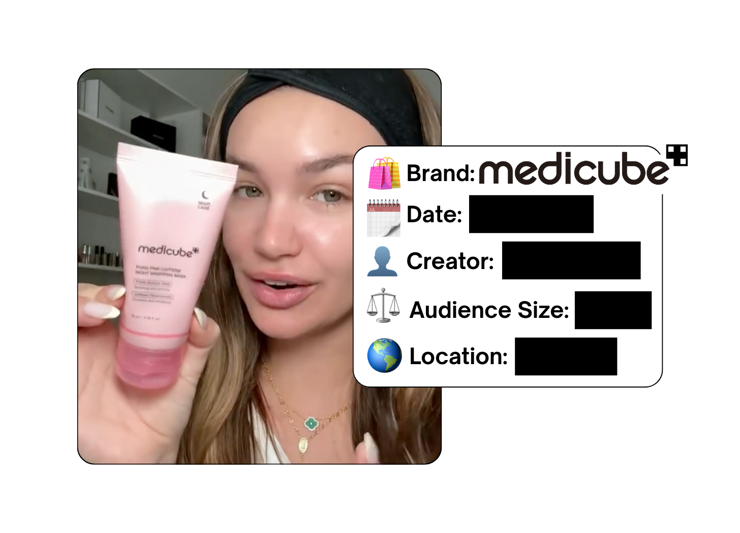 Spotted: Medicube in a new paid collab