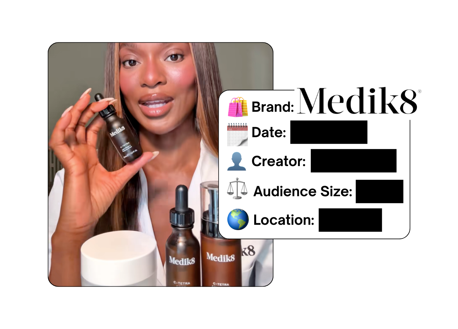 Spotted: Medik8 in a new paid collab