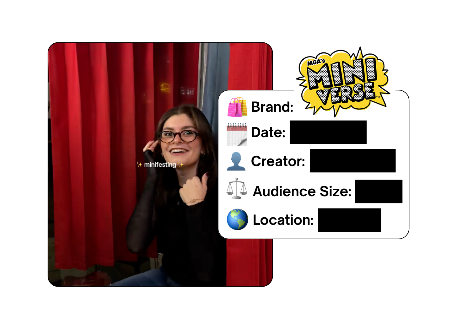 Spotted: Miniverse in a new paid collab