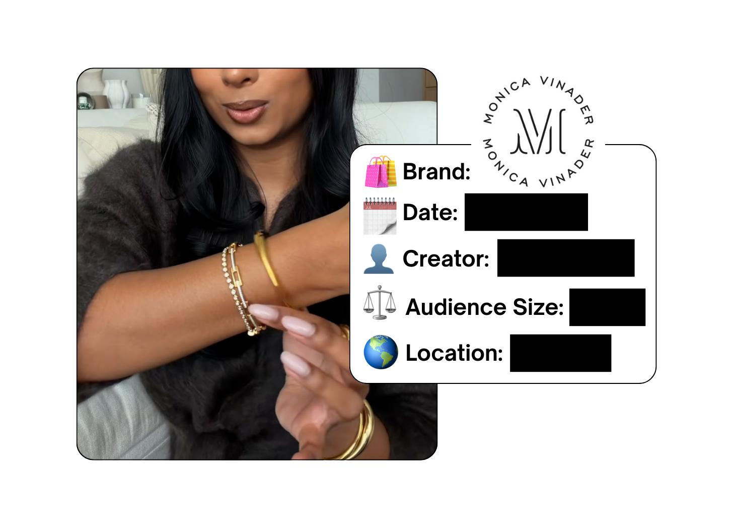 Spotted: Monica Vinader in a new paid collab