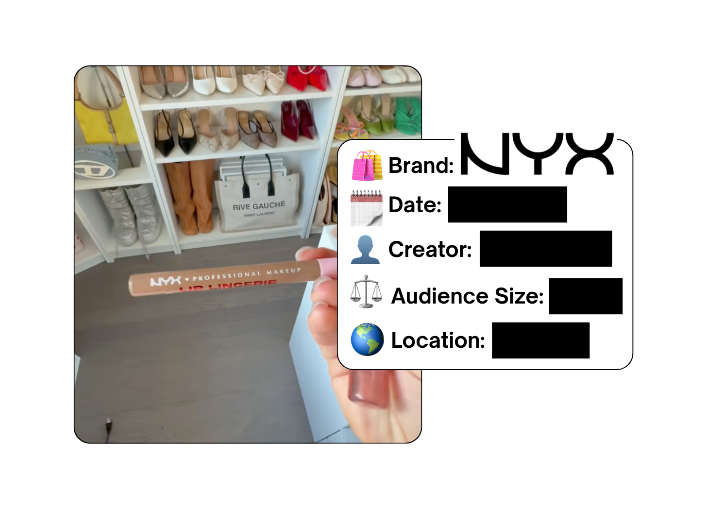 Spotted: NYX Cosmetics in a new paid collab