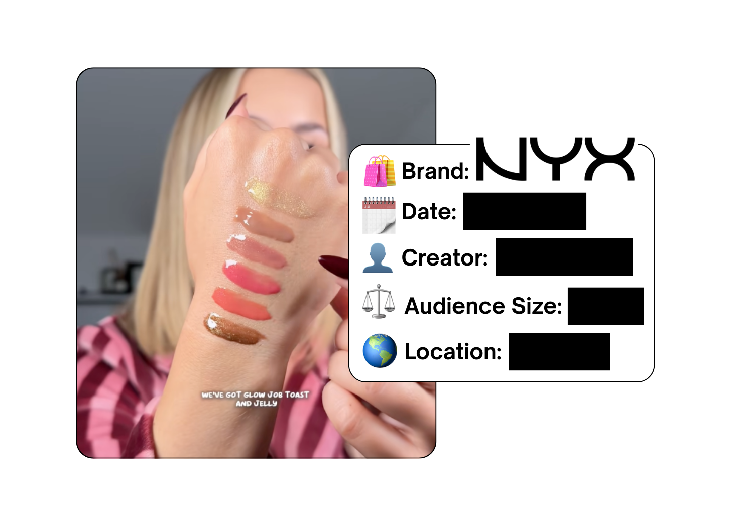 Spotted: NYX Cosmetics in a new paid collab