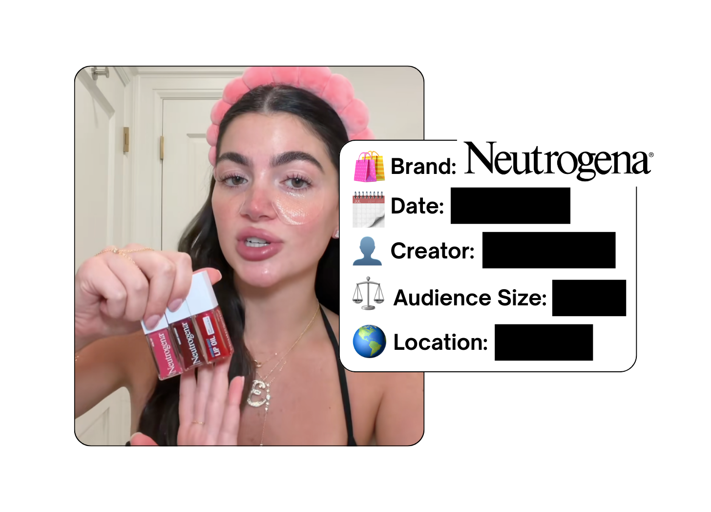 Spotted: Neutrogena in a new paid collab