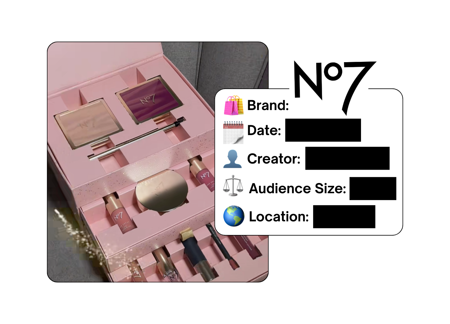 Spotted: No7 in a new paid collab