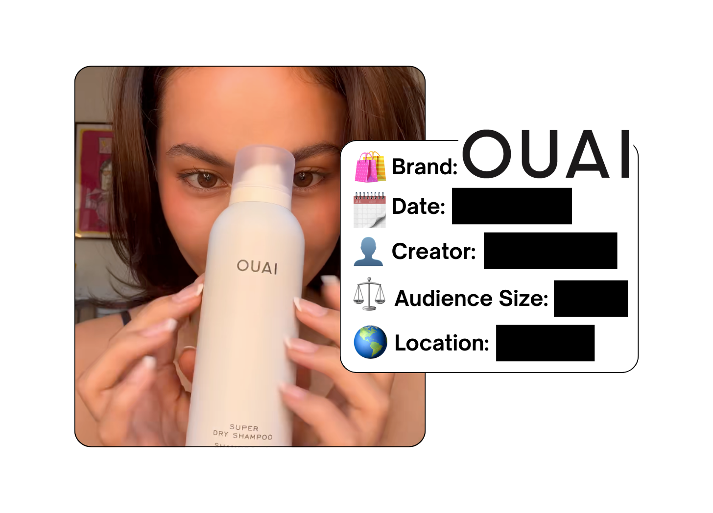 Spotted: OUAI in a new paid collab