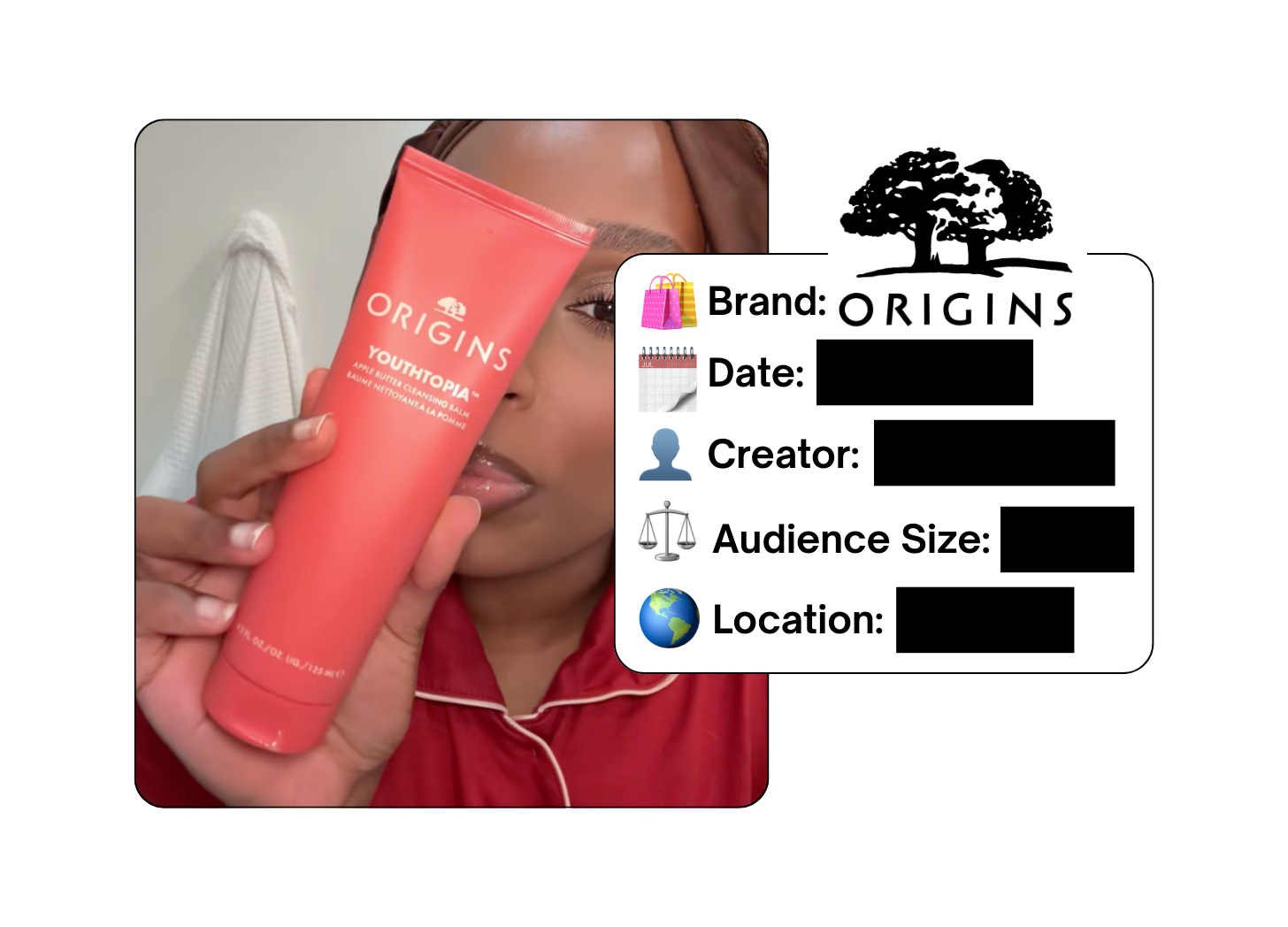 Spotted: Origins in a new paid collab