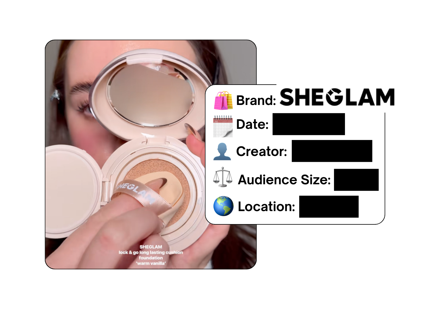 Spotted: SHEGLAM in a new paid collab