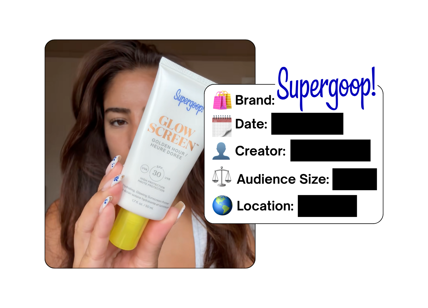 Spotted: Supergoop in a new paid collab
