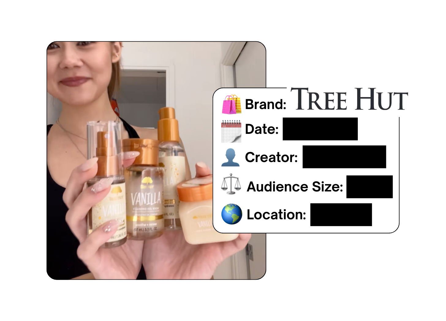 Spotted: Tree Hut in a new paid collab
