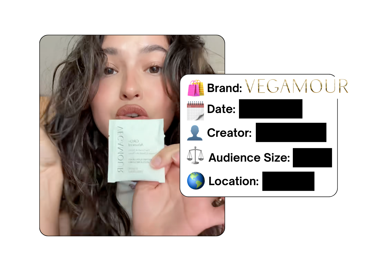 Spotted: VEGAMOUR in a new paid collab