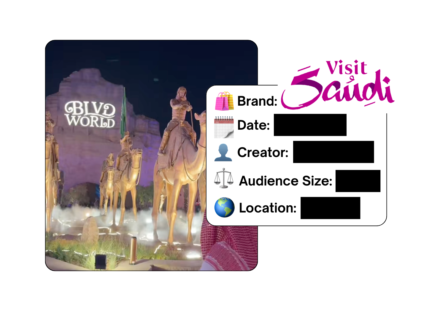 Spotted: Visit Saudi in a new paid collab