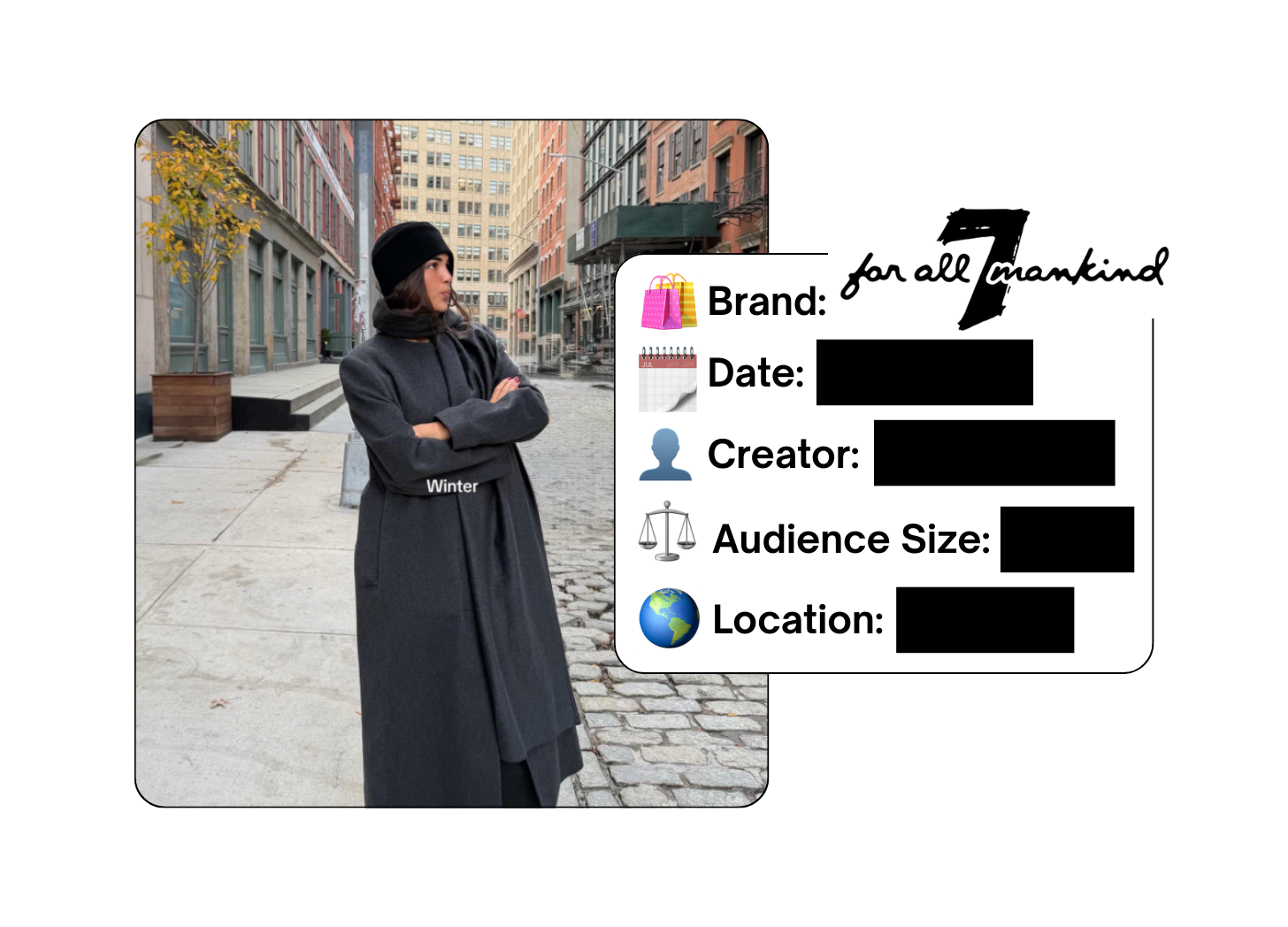 Spotted: 7 For All Mankind in a new paid collab