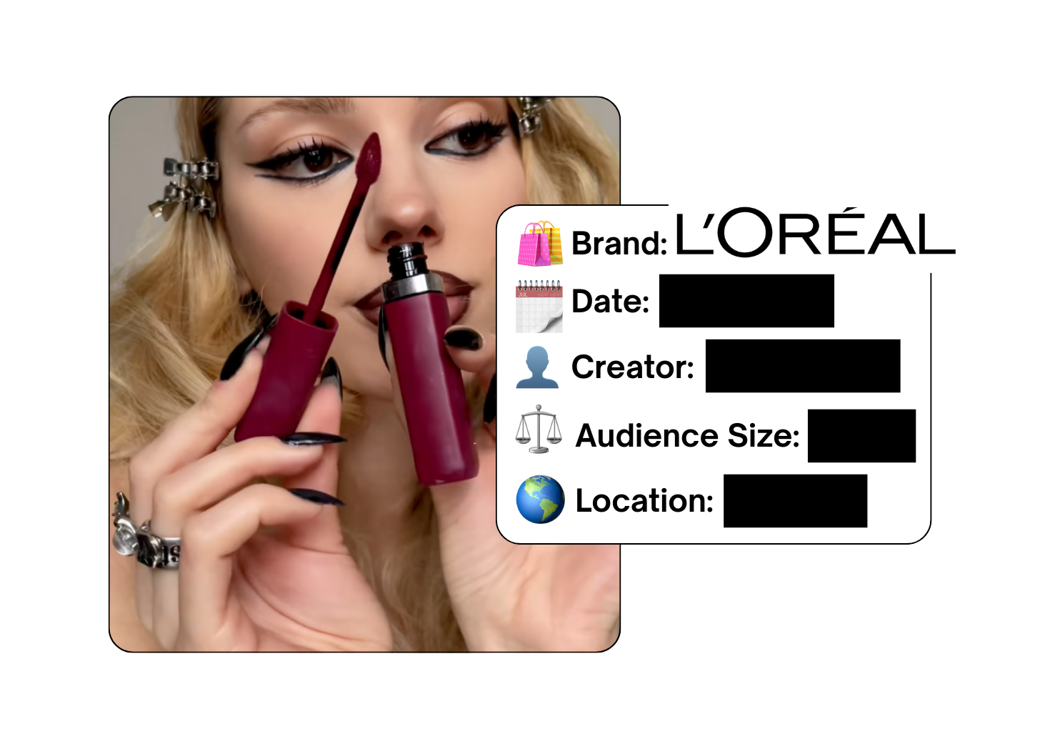 Spotted: L’Oreal in a new paid collab