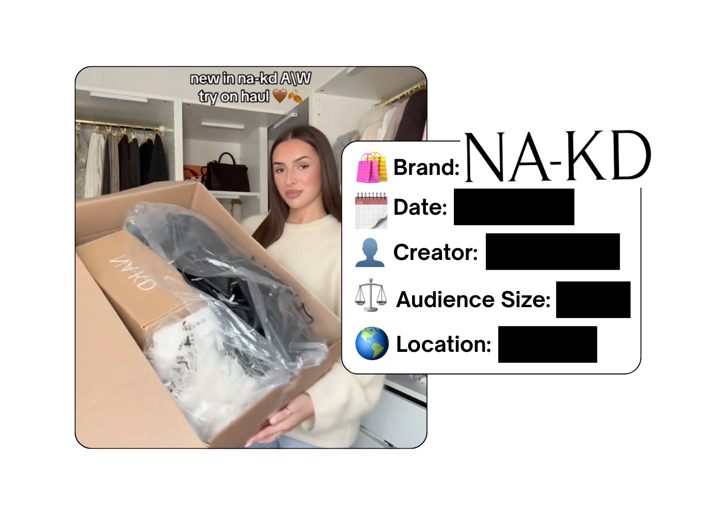 Spotted: NA-KD in a new paid collab