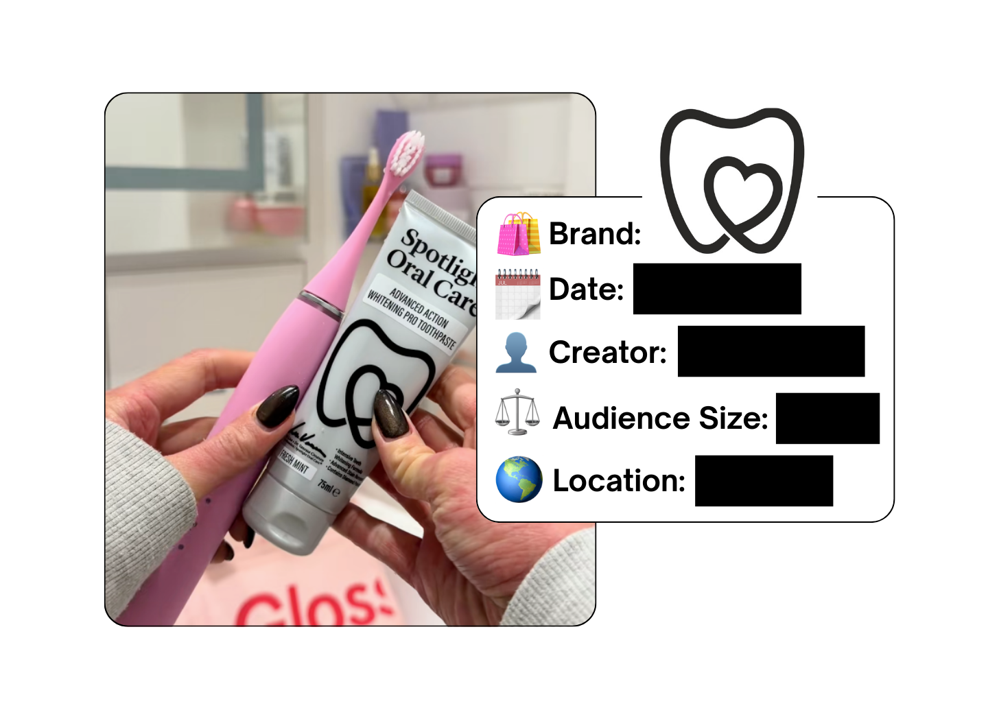 Spotted: Spotlight Oral Care in a new paid collab