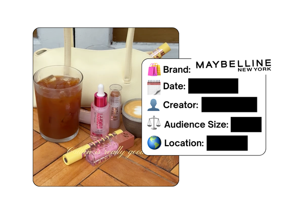 Spotted: Maybelline in a new paid collab