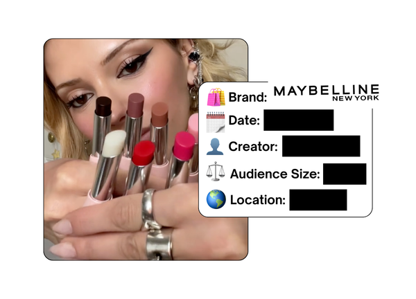 Spotted: Maybelline in a new paid collab