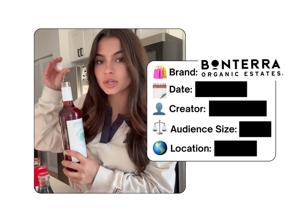 Spotted: Bonterra Organic Estates in a new paid collab